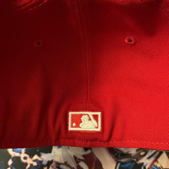 New York Yankees New Era Fitted “Red 1999 World Series Patch” - Picture 3 of 5